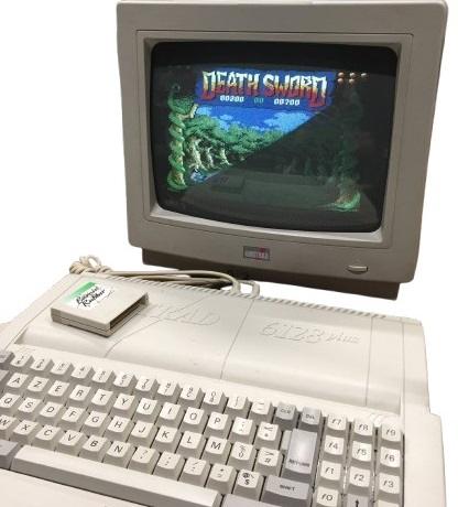 Amstrad CPC464+ Plus ordinateur personnel cartouche manette