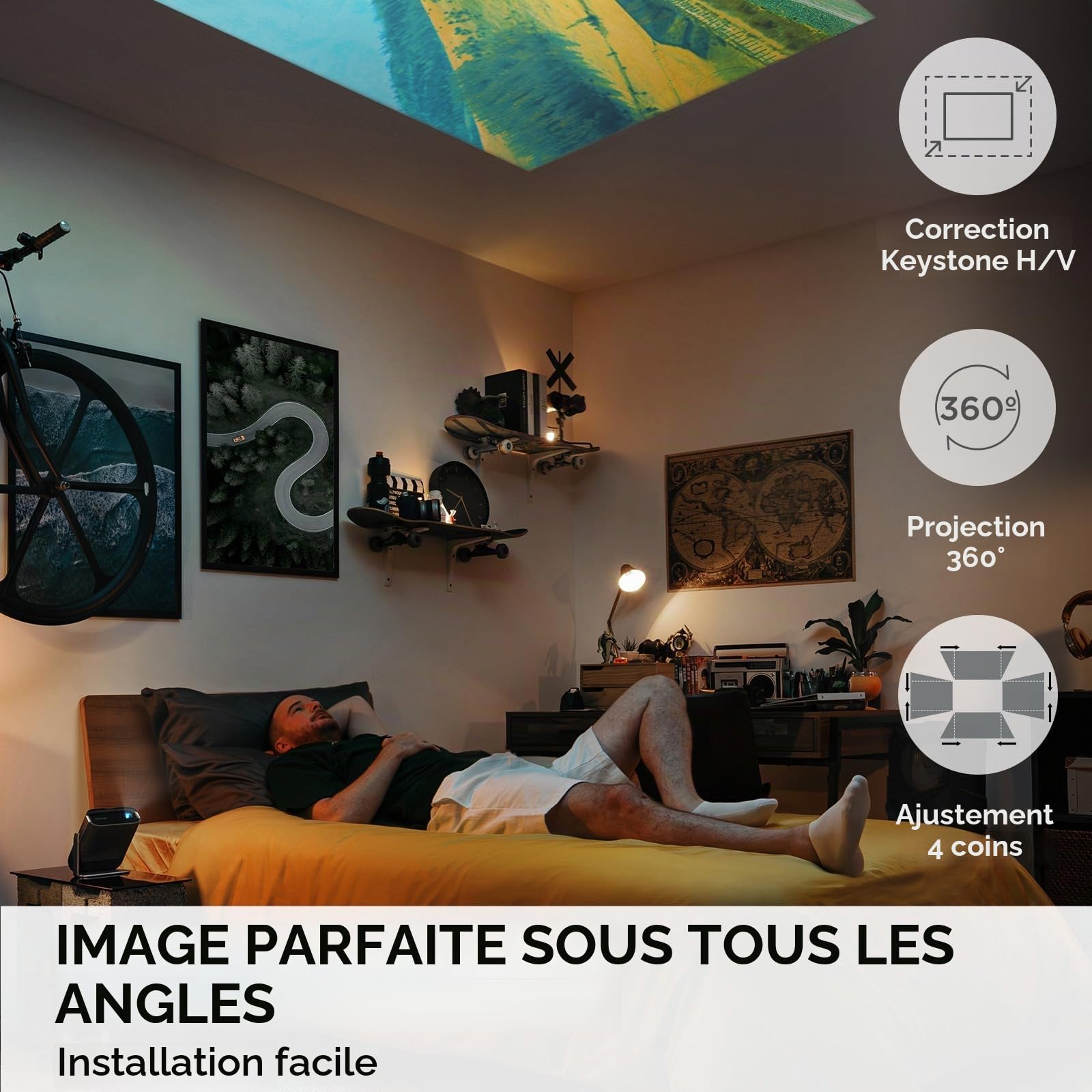 ViewSonic M1X mini vidéoprojecteur portable LED