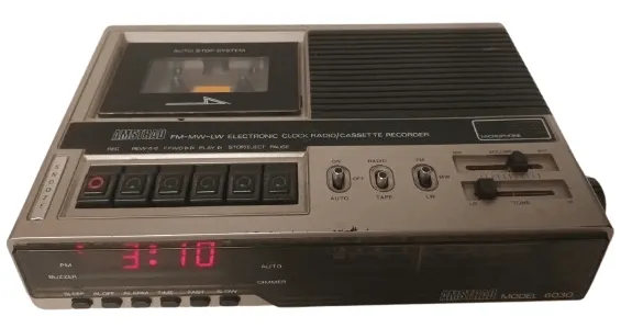 Amstrad Audio 6030 6031 radio réveil cassette alarme