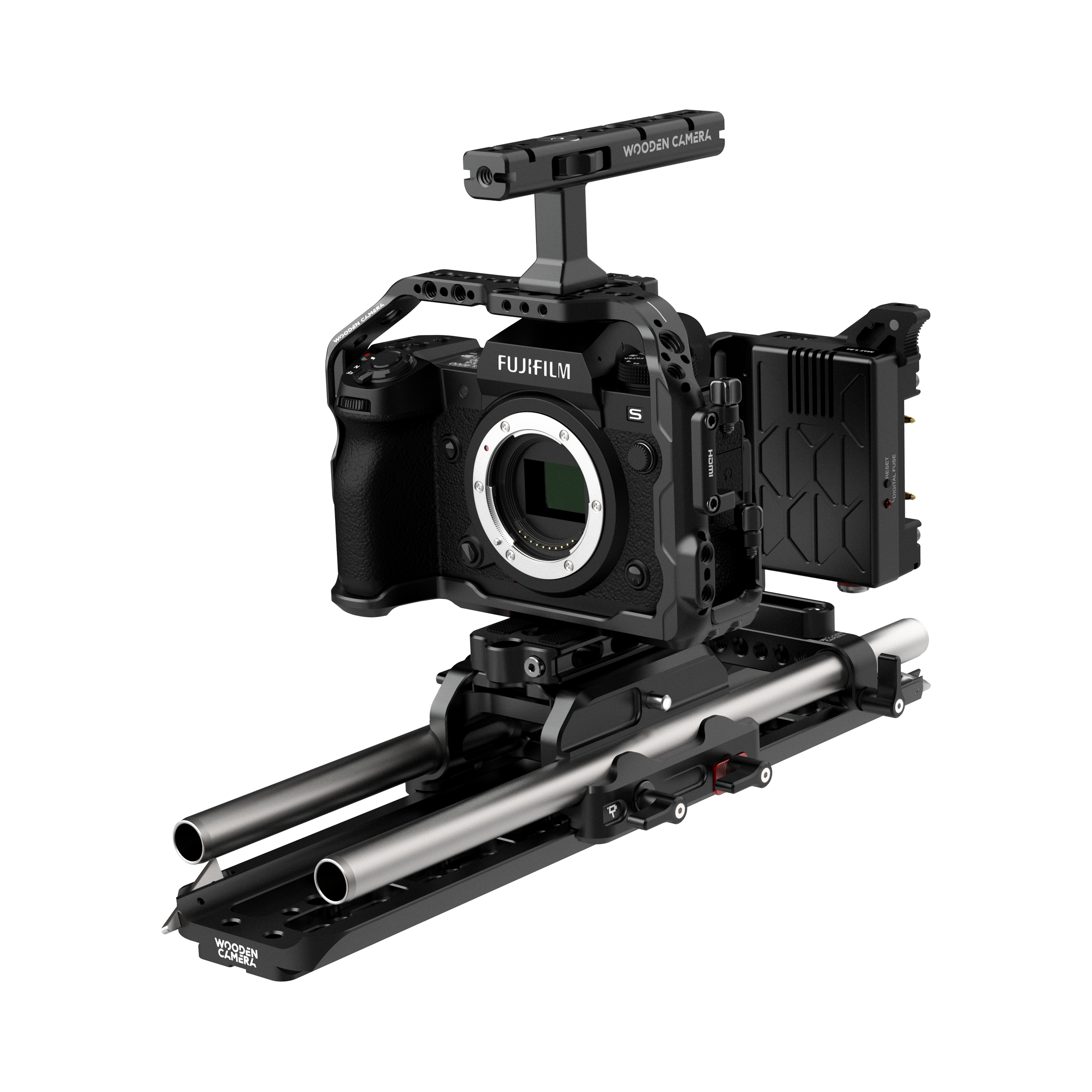 Wooden Camera Accessory Kits Fujifilm X-H2S X-H2 Pro Gold Mount