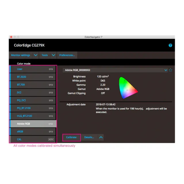 EIZO ColorEdge Formation Calibration Moniteur