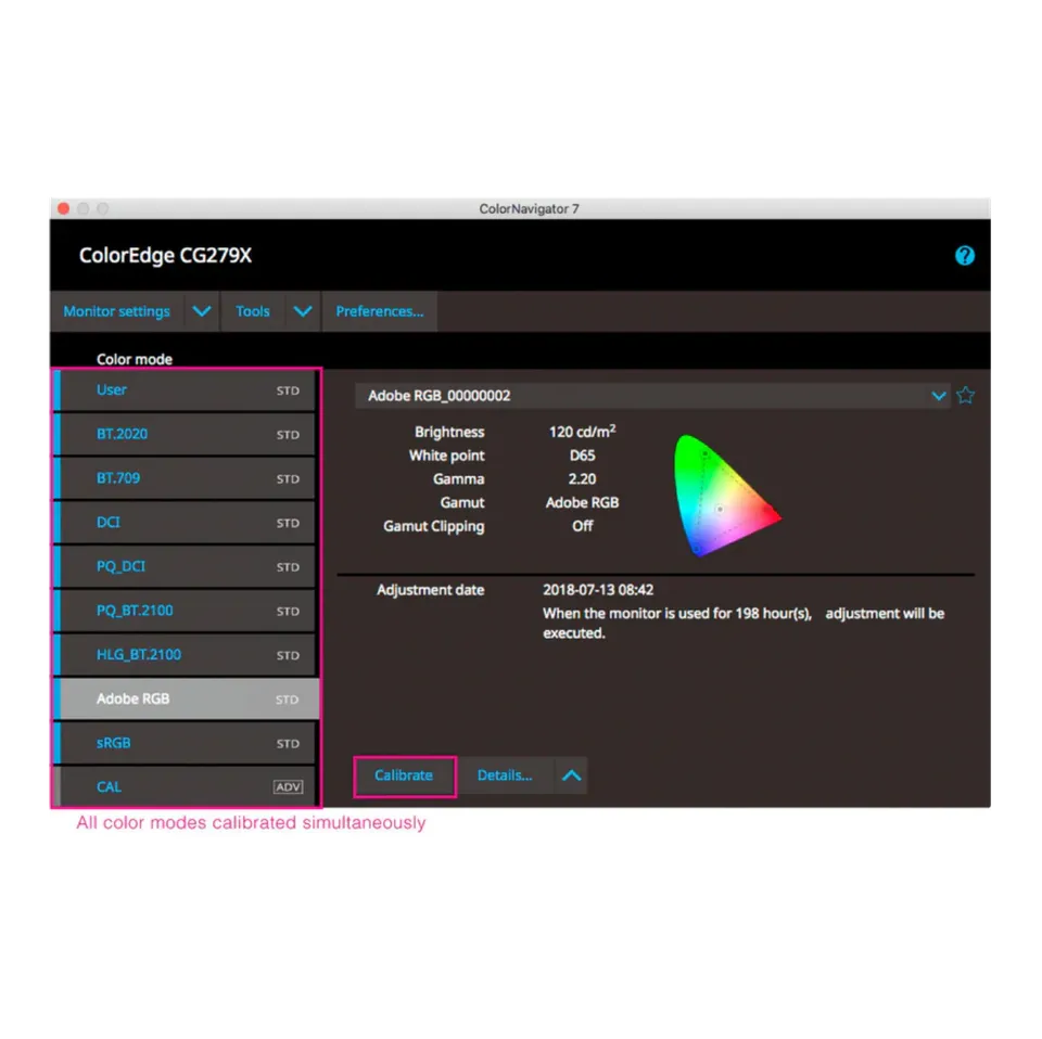 EIZO ColorEdge Formation Calibration Moniteur