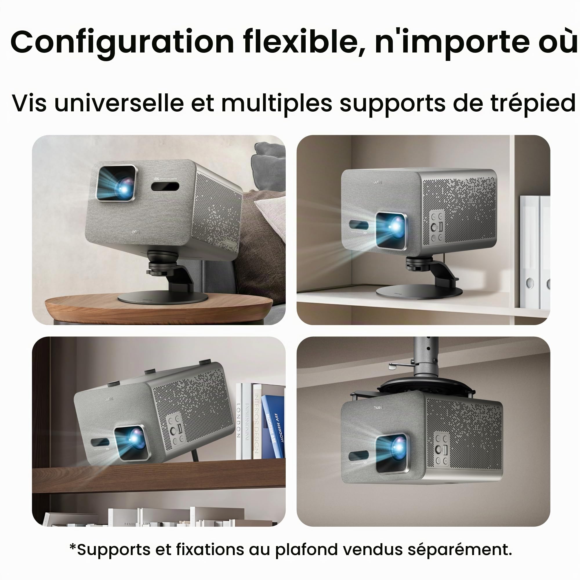 BenQ TK705STi Vidéoprojecteur 4K Courte Focale Google TV