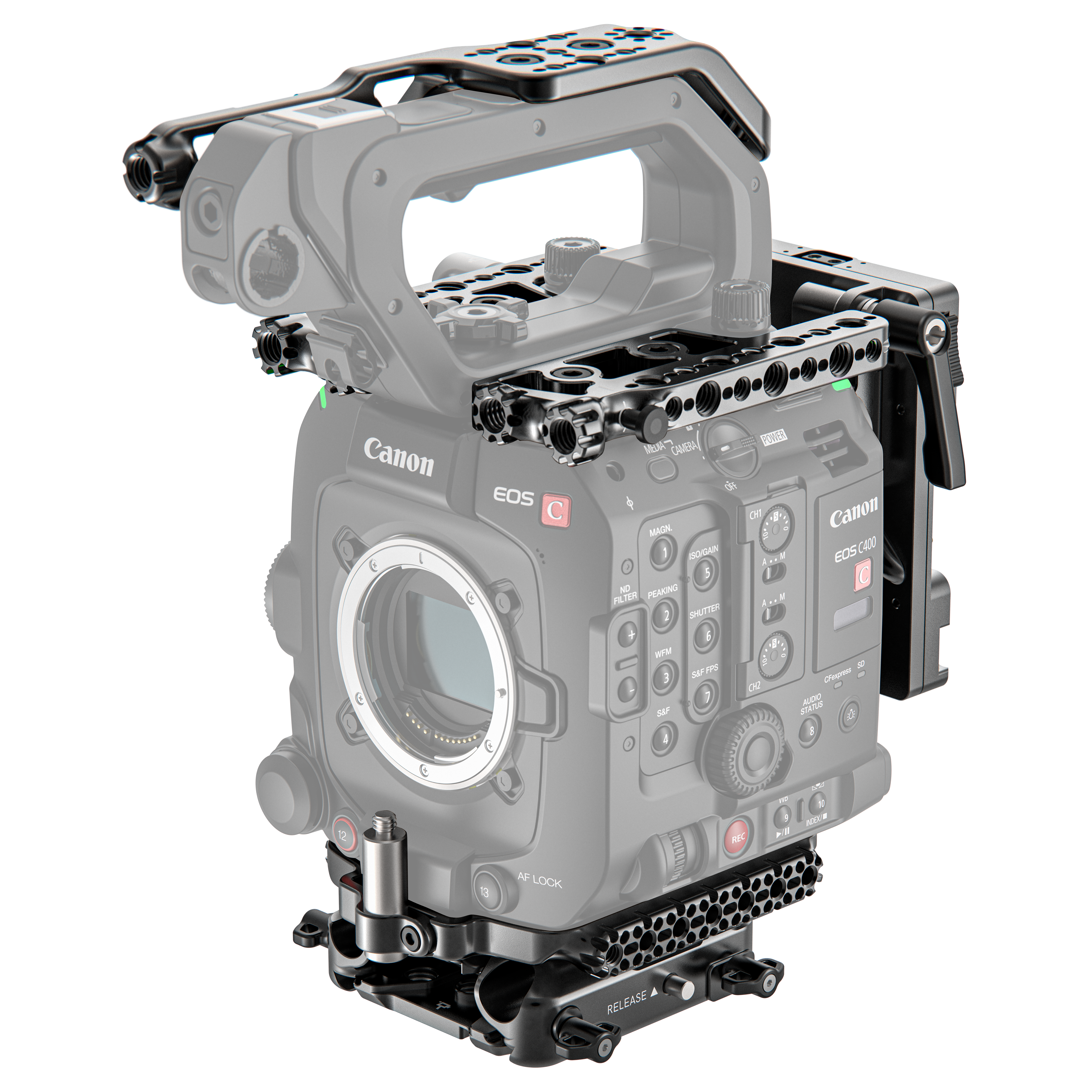 Wooden Camera Core Accessory System cage caméra Canon C400 Gold Mount