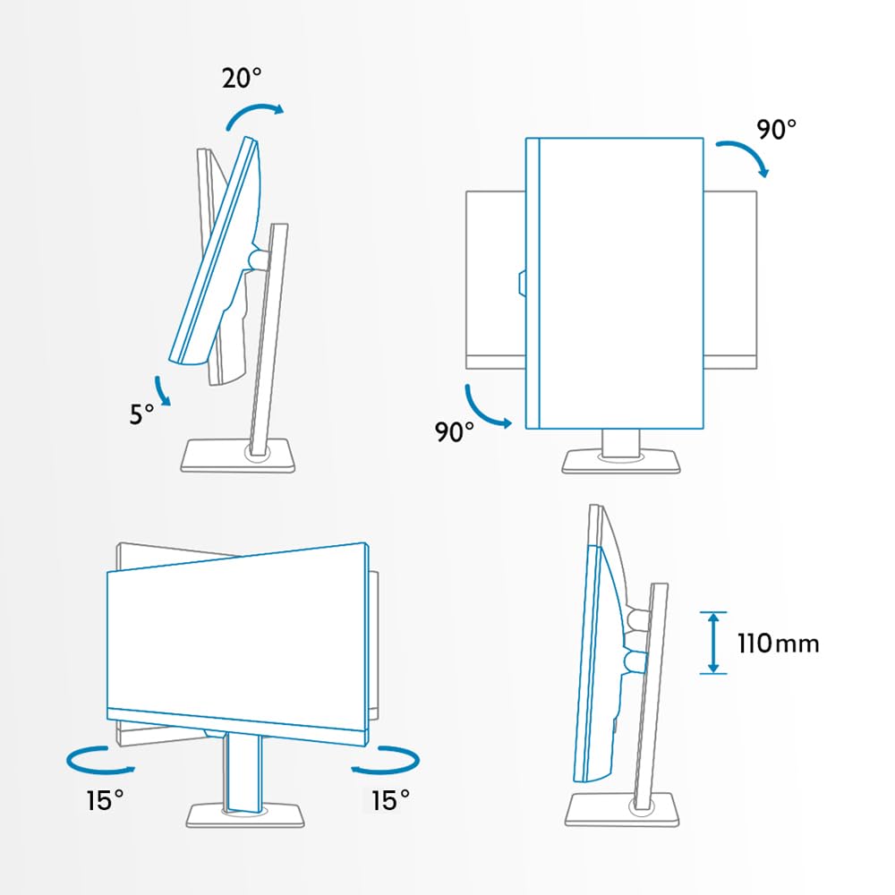 BenQ PD2705U Écran 27 Pouces 4K IPS Designer USB-C