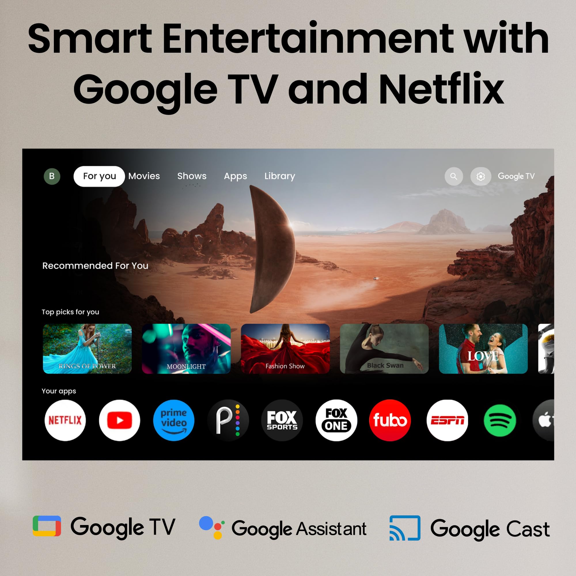 BenQ TH575i Vidéoprojecteur Home Cinéma 1080p Google TV