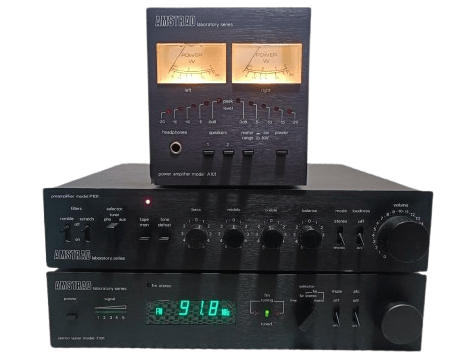 Amstrad Audio A101 micro-chaîne hi-fi ampli tuner noir