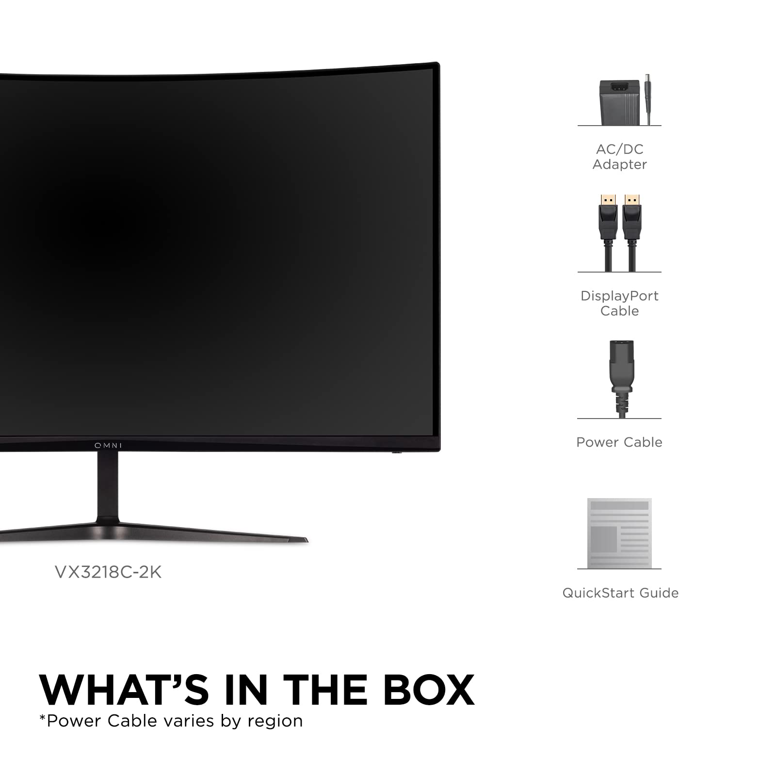 ViewSonic VX3218C-2K moniteur gamer 32" incurvé 2K 180 Hz
