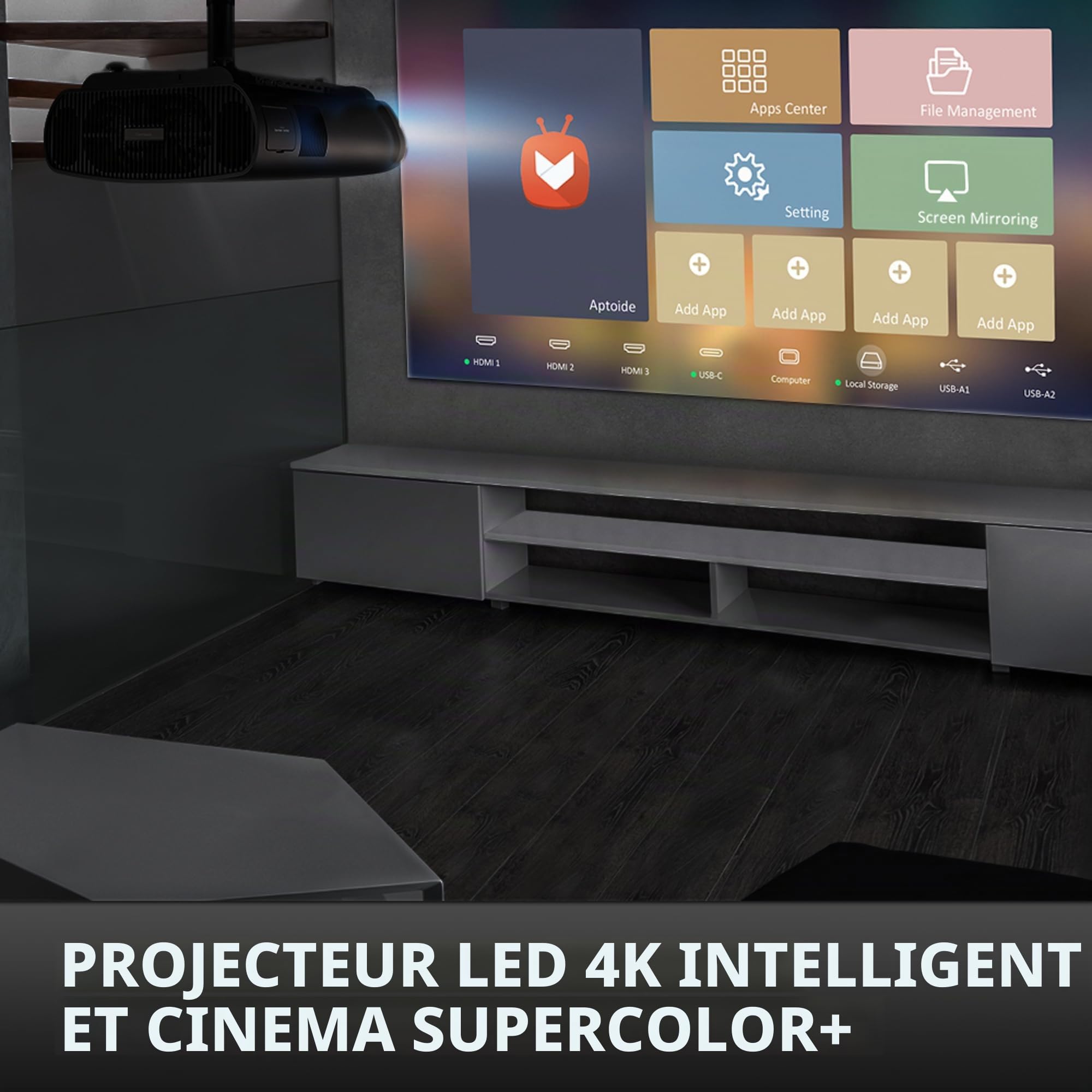 ViewSonic X100-4K vidéoprojecteur UHD LED HDR 20dB