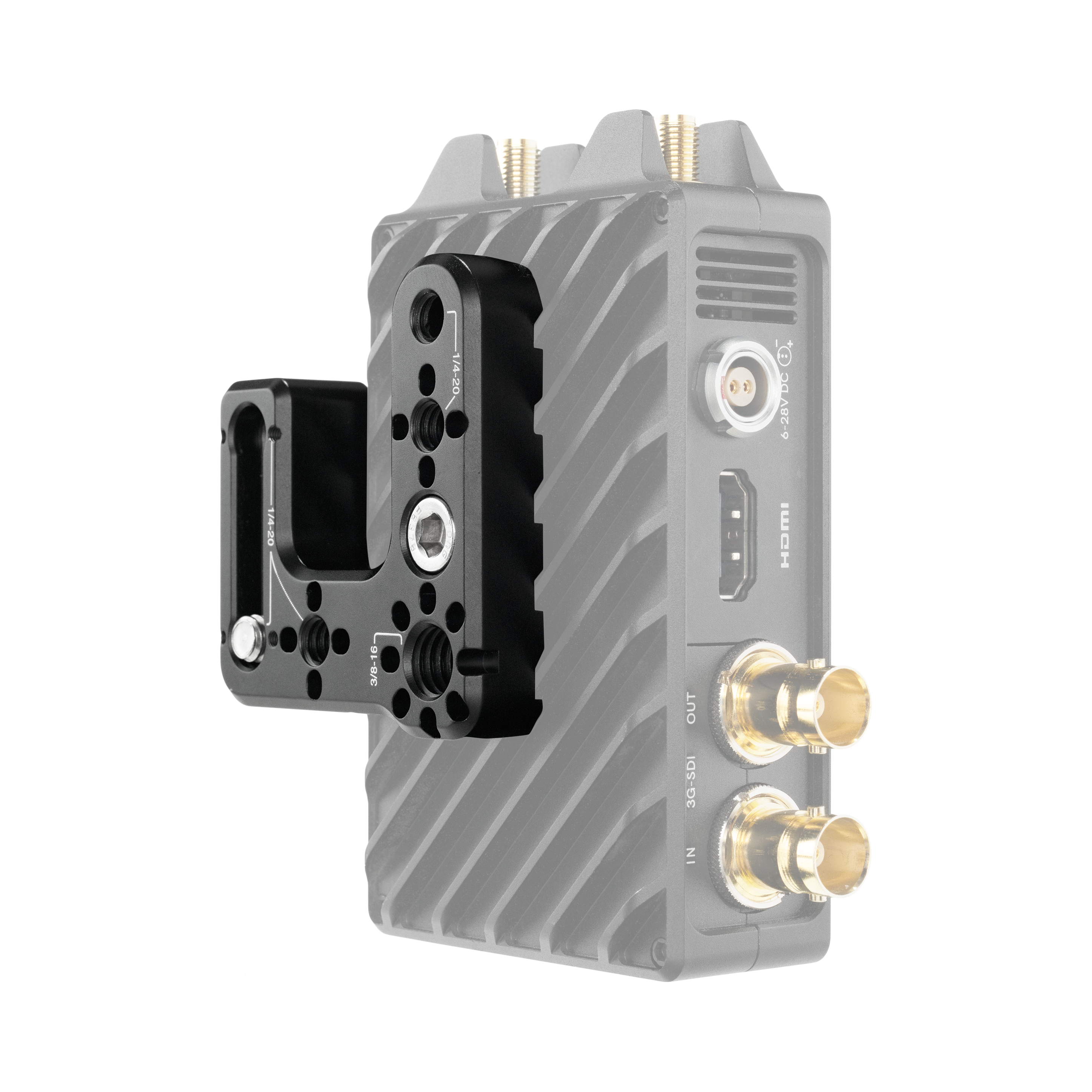Wooden Camera Support Déporté Bolt 6 LT TX Teradek 1/4 3/8
