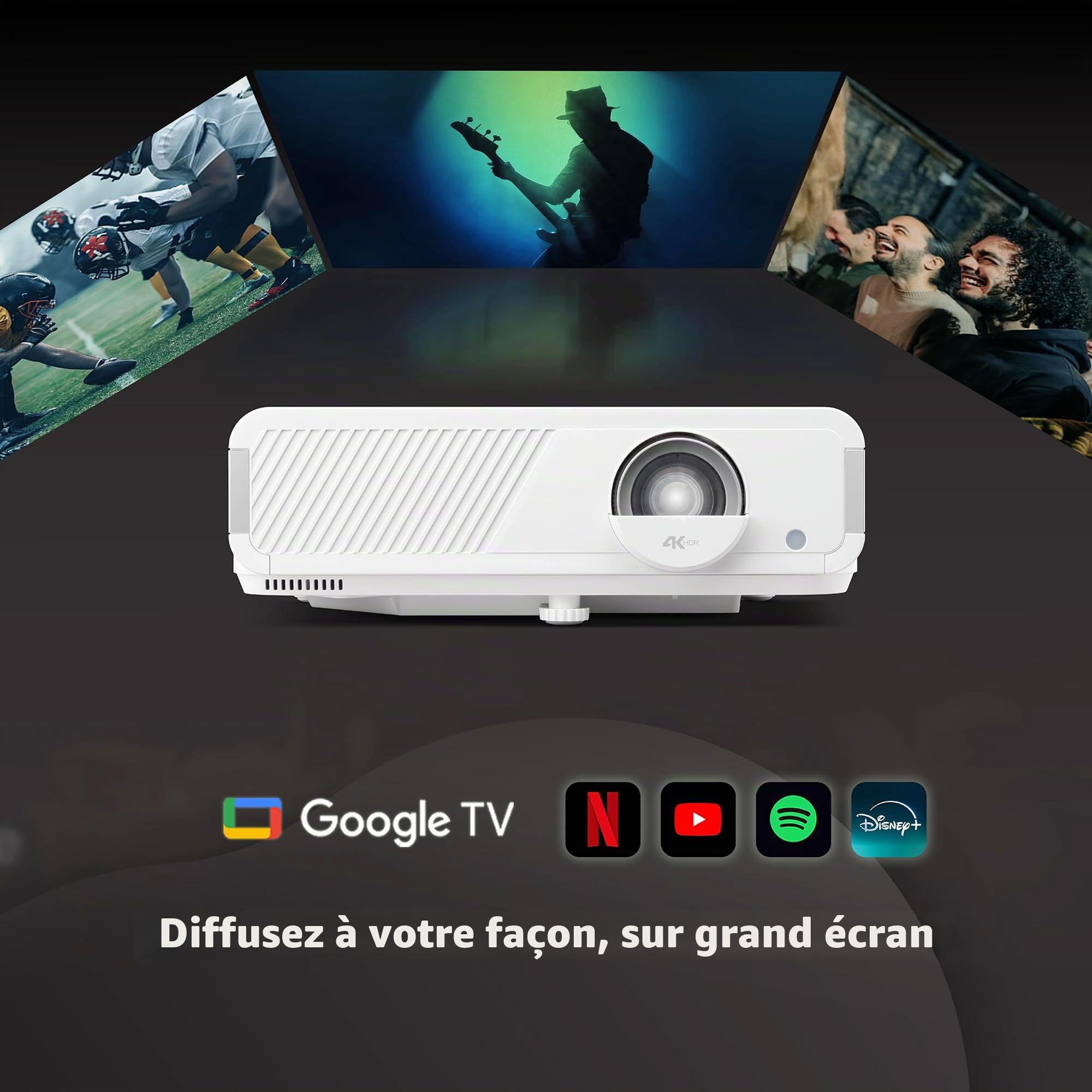 ViewSonic LX750-4K vidéoprojecteur laser 4K 4000 lm