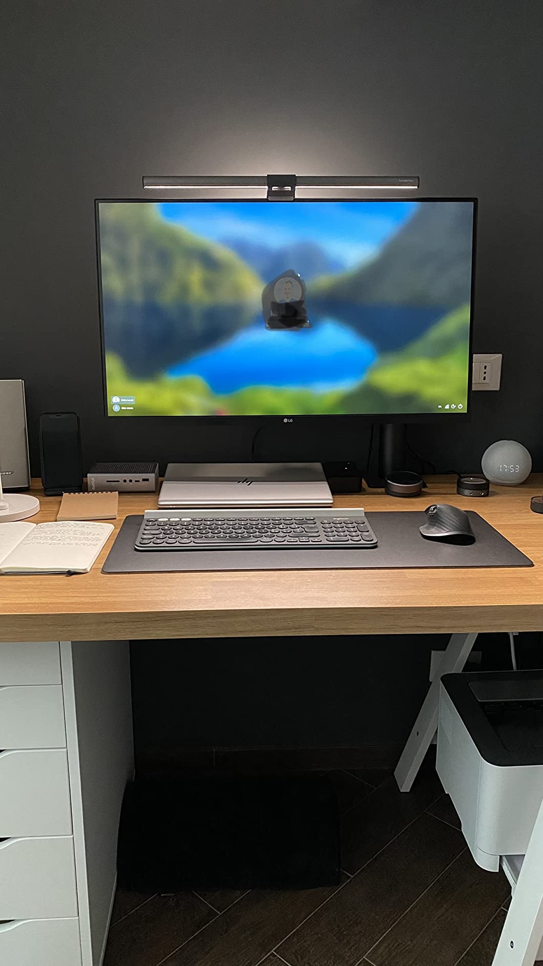 BenQ ScreenBar Halo barre écran sans fil 3 modes sans reflet