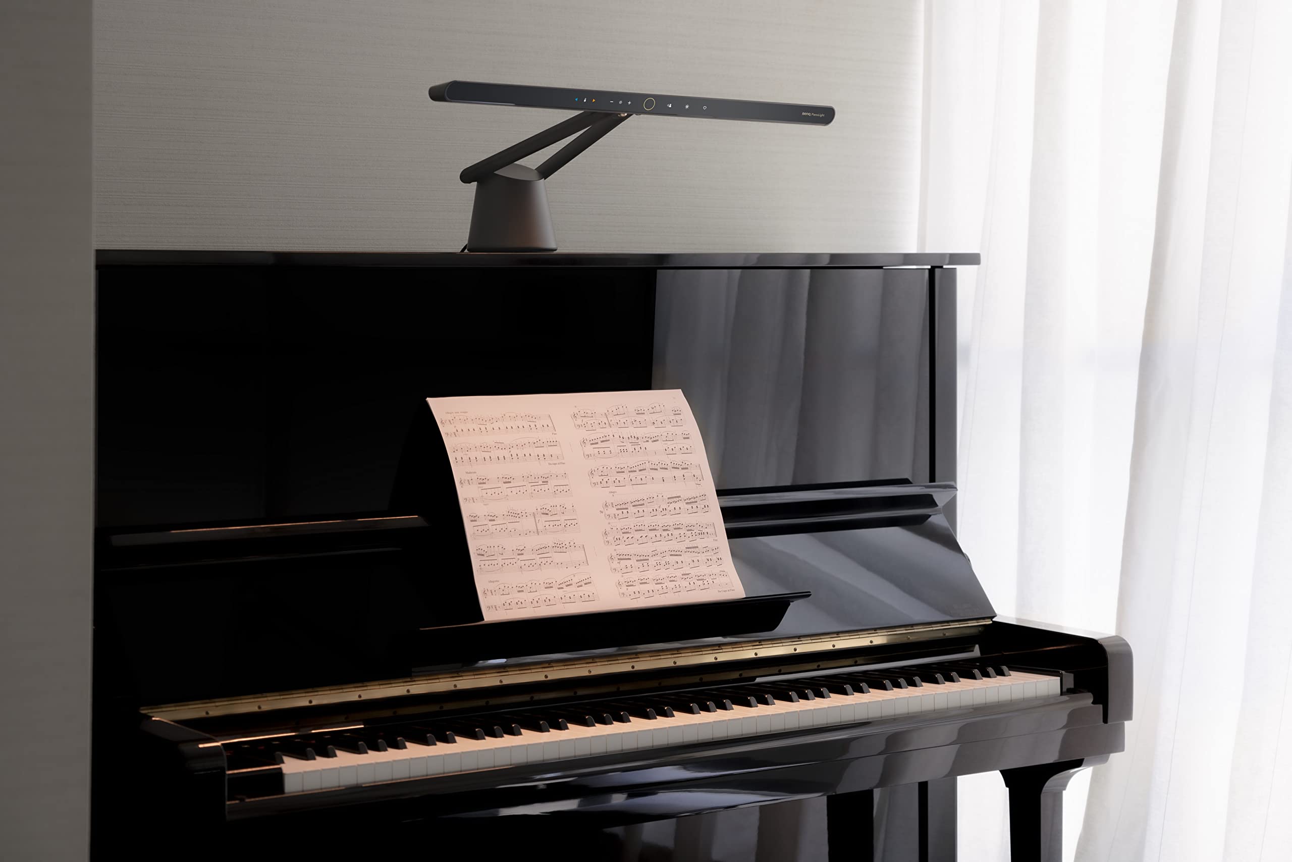 BenQ PianoLight lampe de piano LED noire 2700-5000K