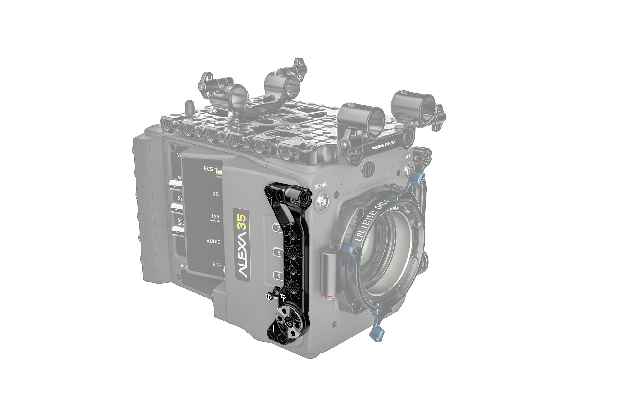 Wooden Camera Right Side Bracket ALEXA 35 rail latéral