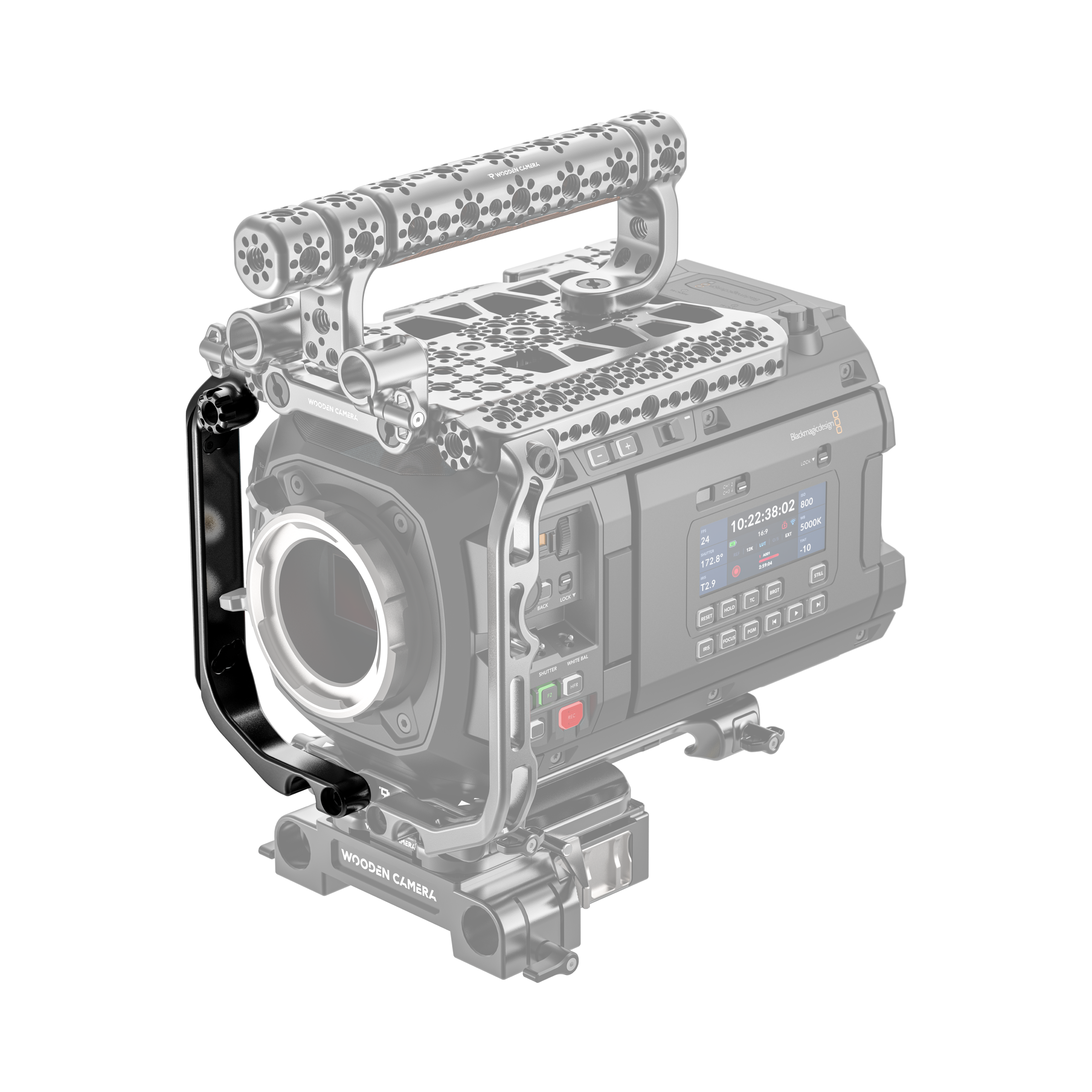 Wooden Camera Support Right Side Rail URSA Cine 12K 17K