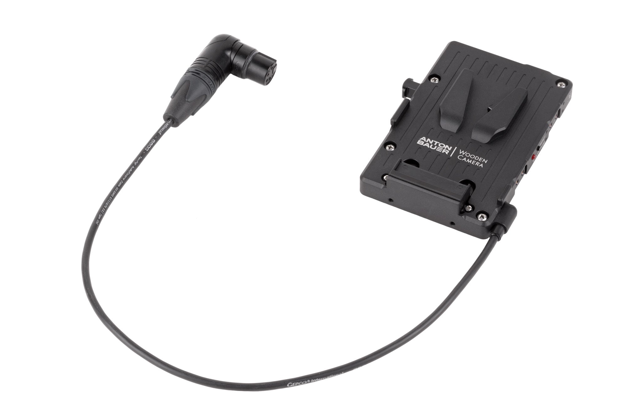 Wooden Camera WC Pro V-Mount 4pin XLR plaque batterie