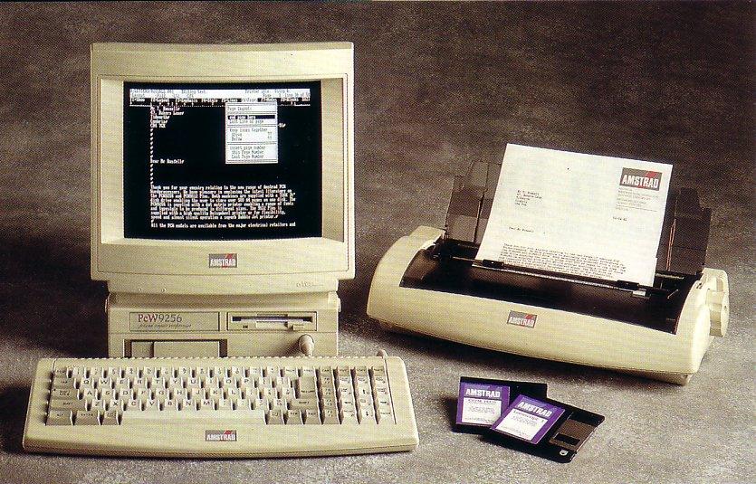 Amstrad PCW9256 ordinateur traitement de texte 1991