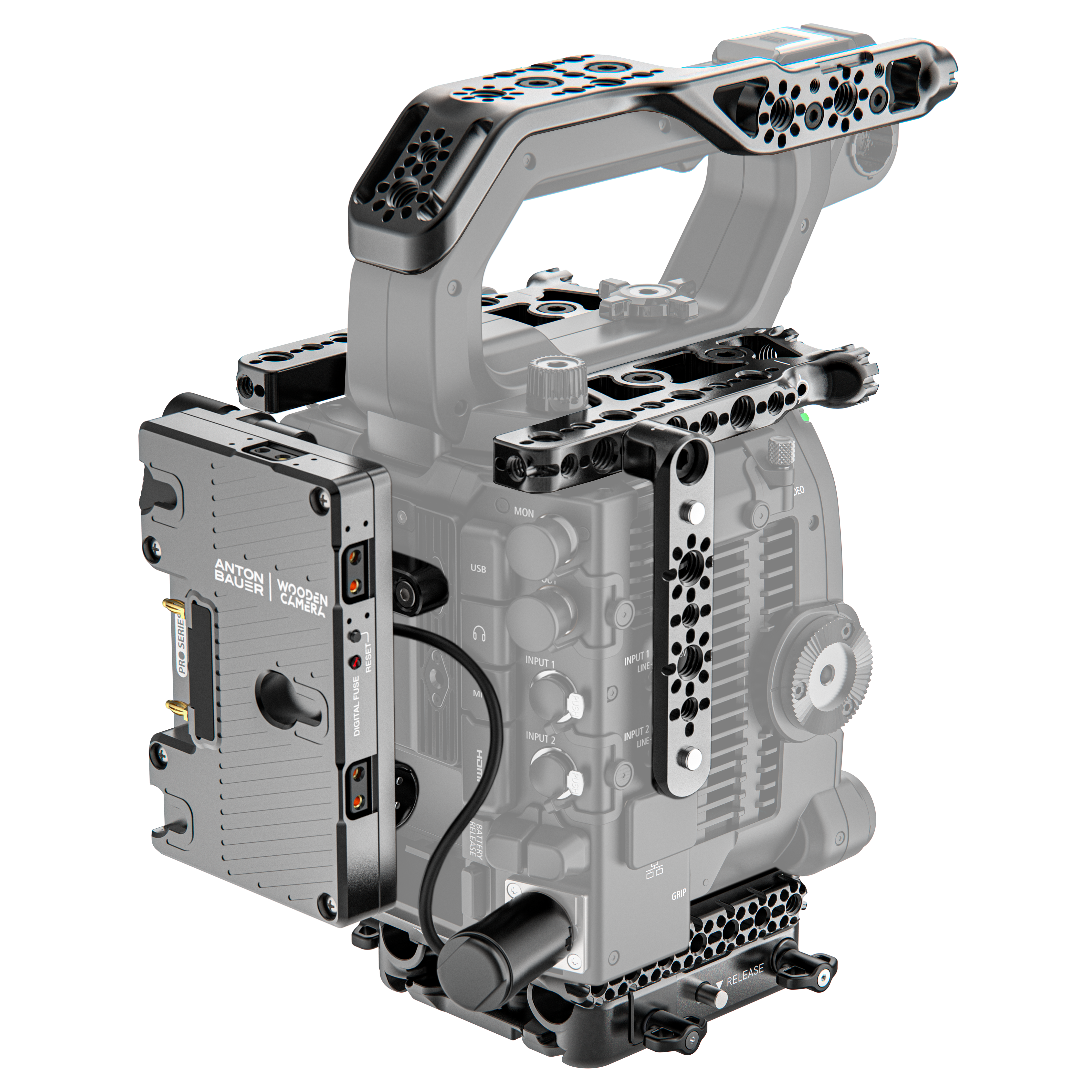 Wooden Camera Core Accessory System cage caméra Canon C400 Gold Mount