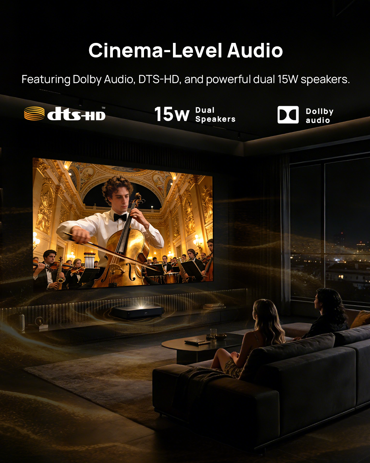 Wemax Nova Pro vidéoprojecteur laser 4K UST prise US