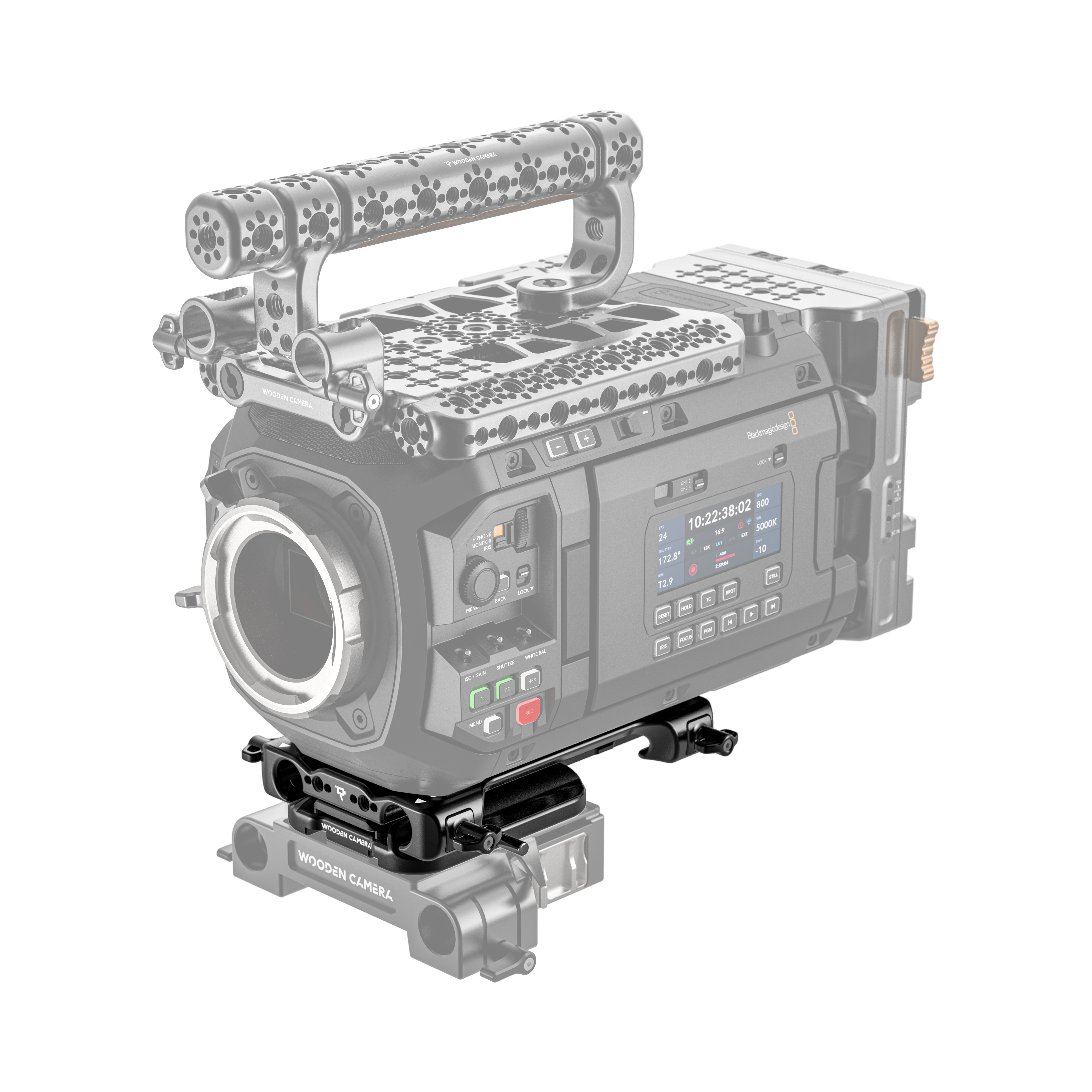 Wooden Camera Camera Support Base Plate URSA Cine 12K/17K ARCA
