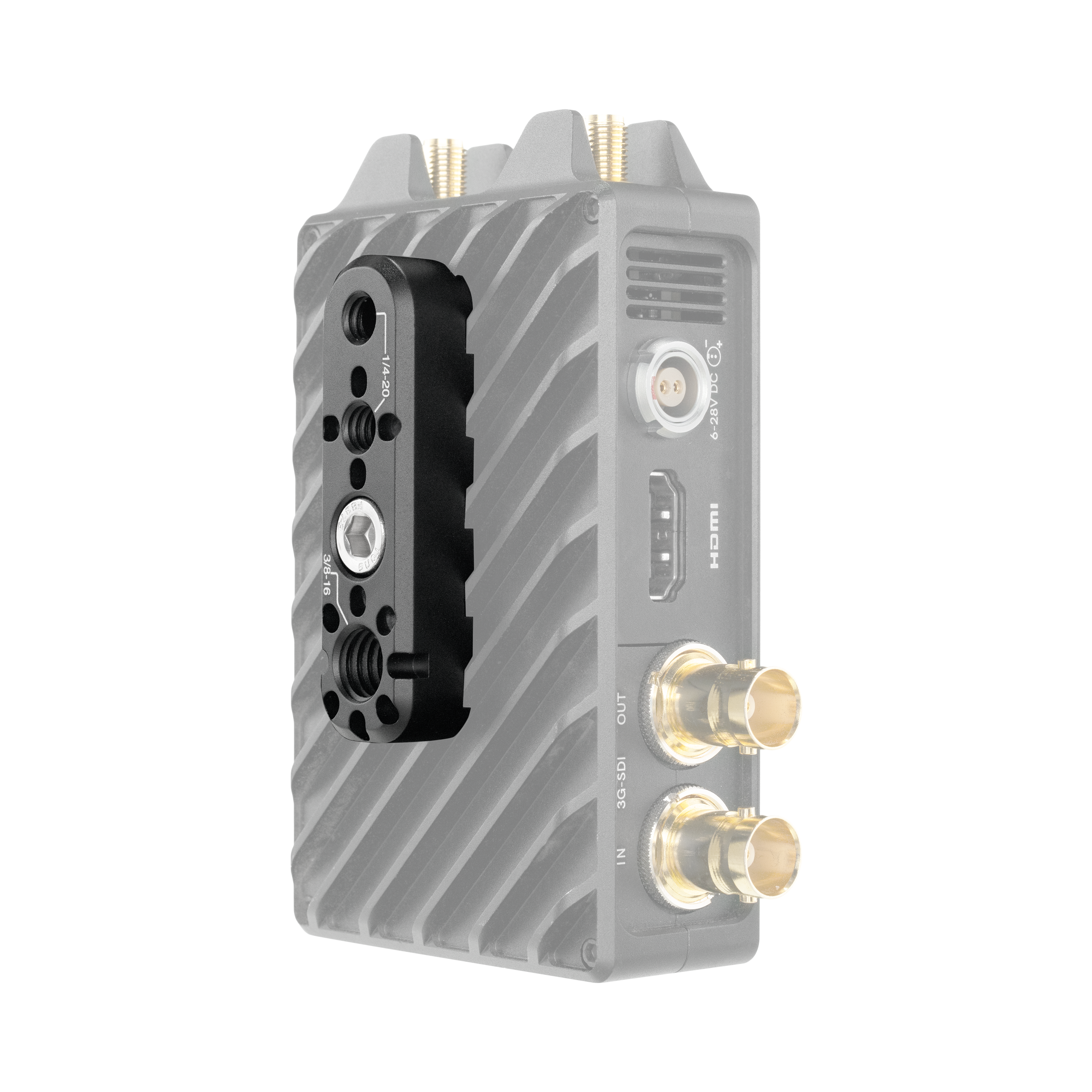Wooden Camera Mount Bolt 6 LT TX support Teradek