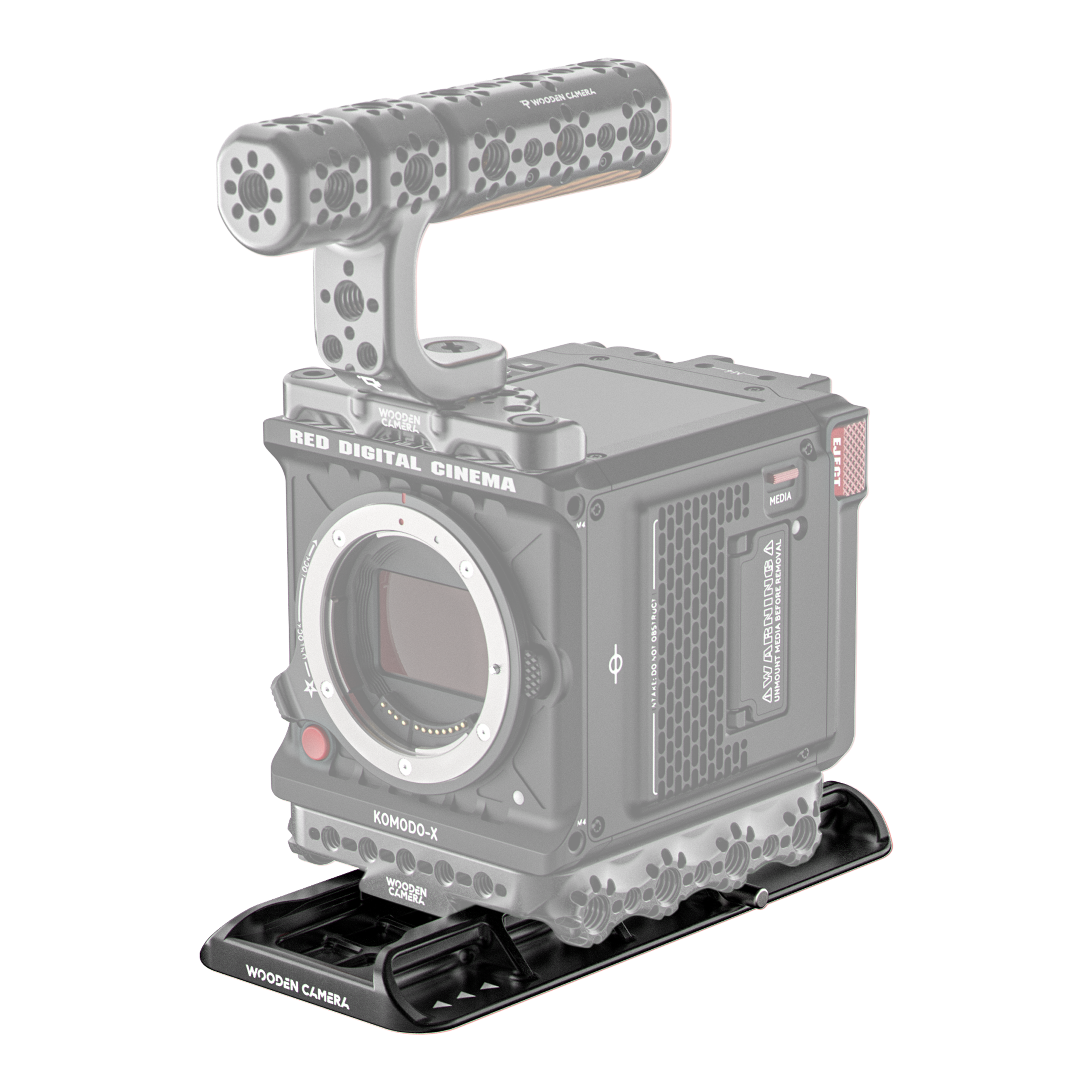Wooden Camera Shoulder Plate ARCA plaque épaule 214 g