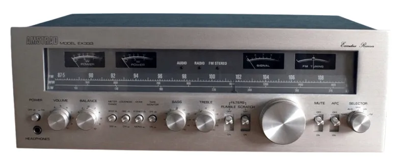 Amstrad Audio EX333 ampli tuner stéréo Executive