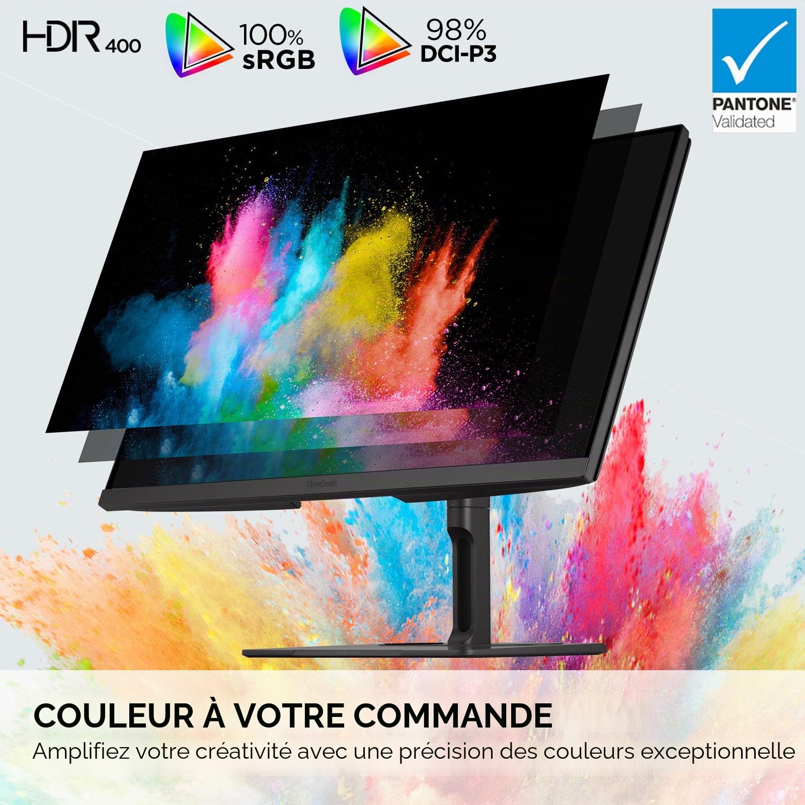 ViewSonic VP2776T-4K moniteur pro 27 pouces 4K Thunderbolt
