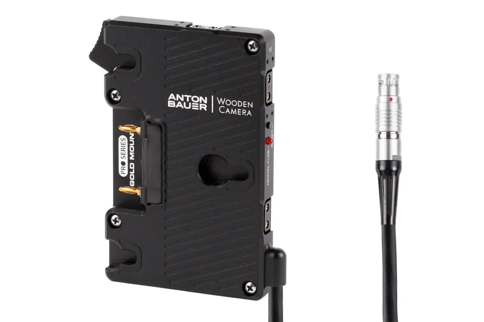Wooden Camera WC Pro Gold Mount Alexa Mini plaque batterie