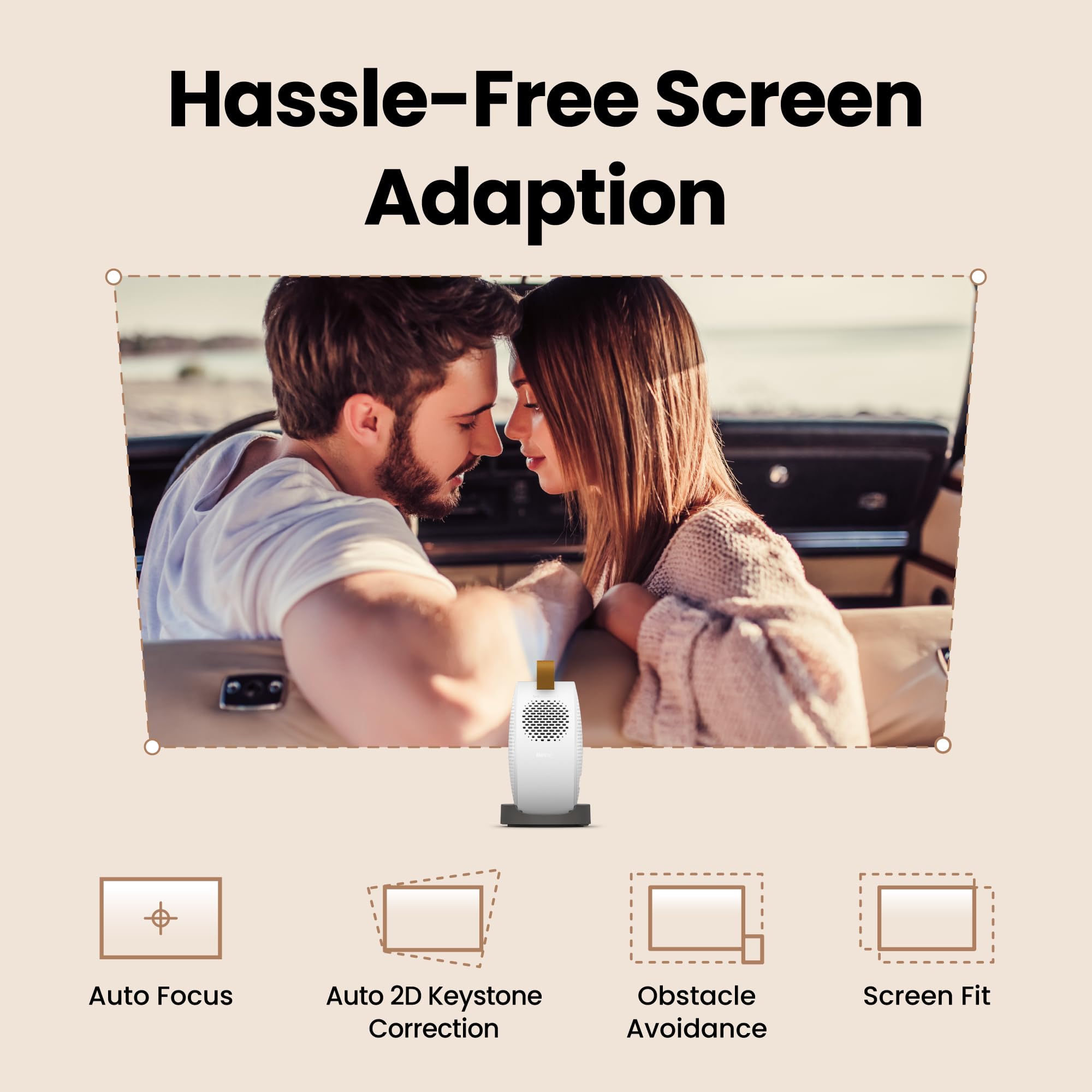 BenQ GV GV50 vidéoprojecteur portable 1080p laser