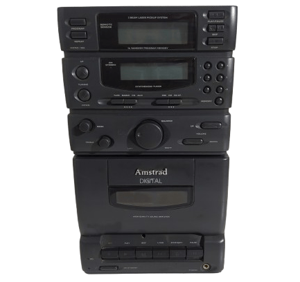 Amstrad Micro MC1000 mini chaîne HiFi CD avec enceintes
