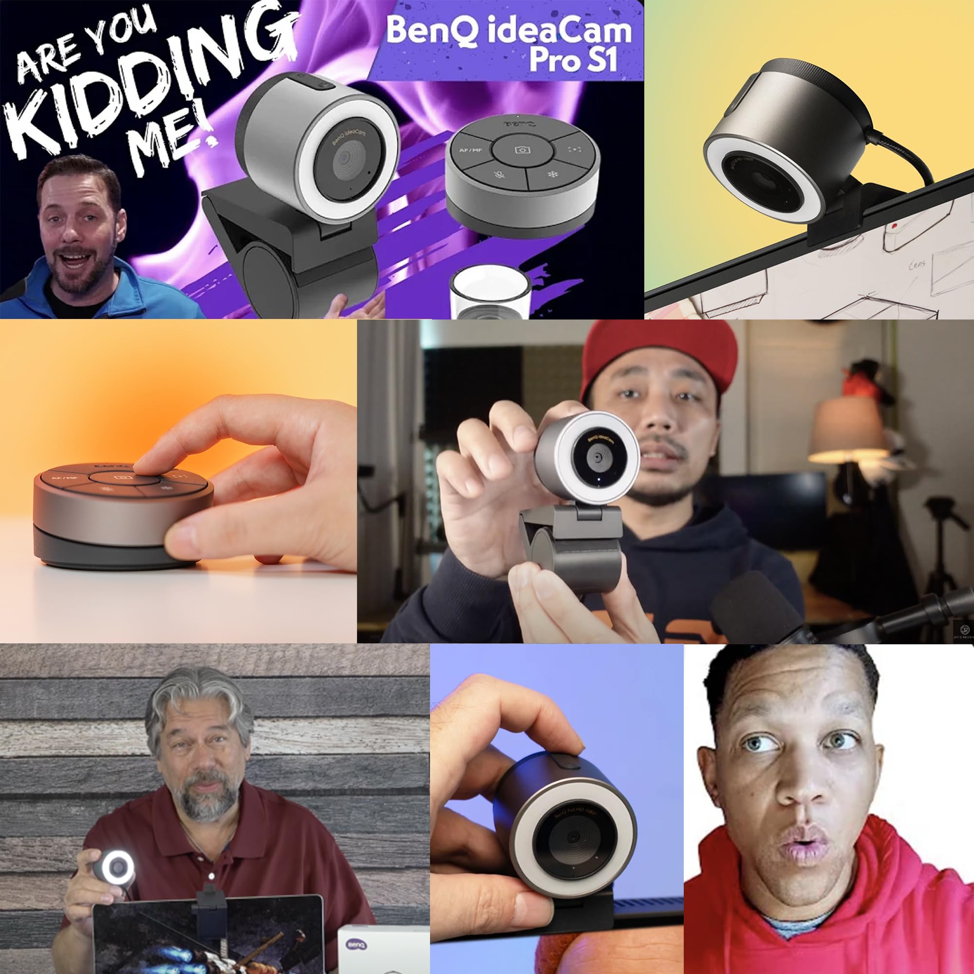 BenQ ideaCam S1 Pro webcam zoom 15x caméra document