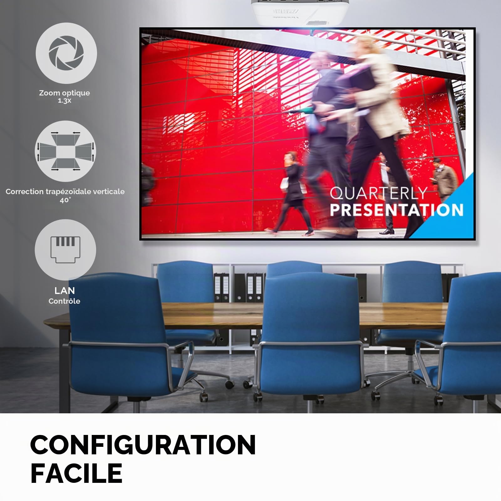 ViewSonic PA504W Vidéoprojecteur WXGA 4000 lumens HDMI