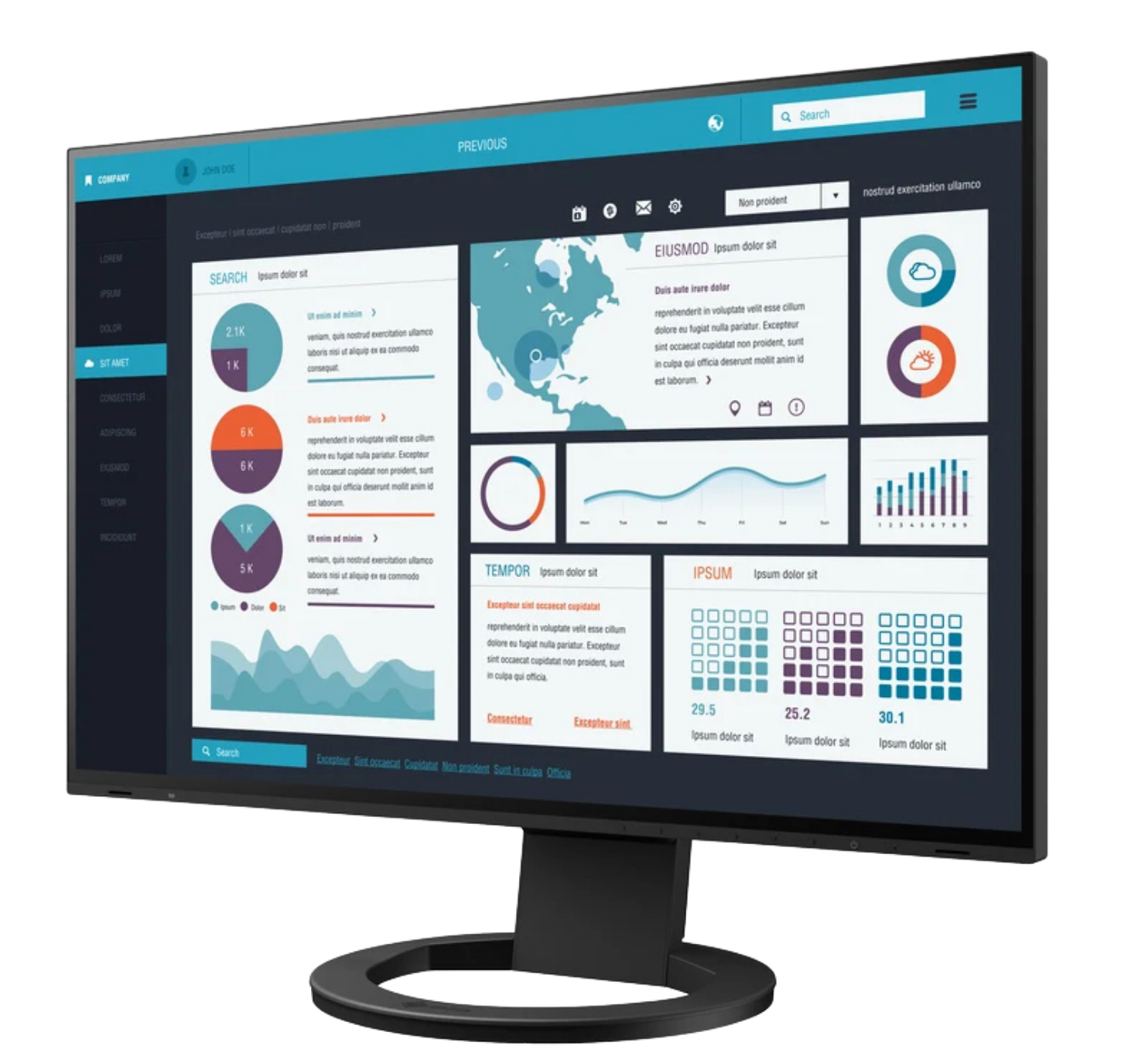 EIZO FlexScan EV2495 moniteur Noir 24 pouces USB-C
