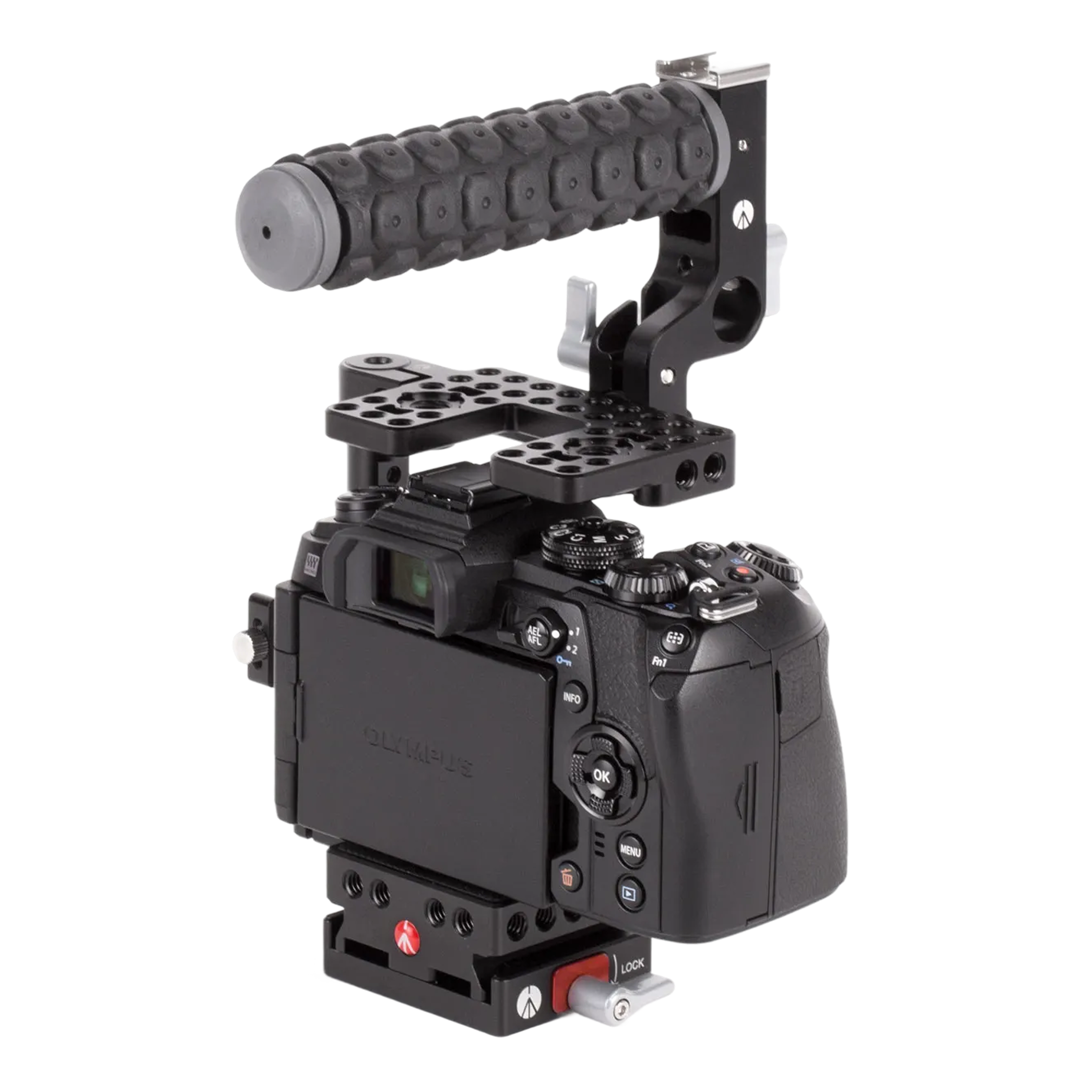 Wooden Camera Handles Unified DSLR poignée caoutchouc 3/8