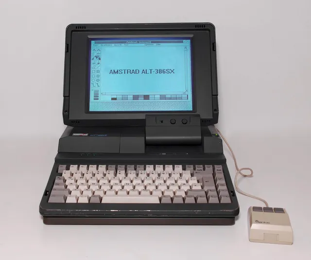 Amstrad Computer ALT286 ALT386 ordinateur portable 1990
