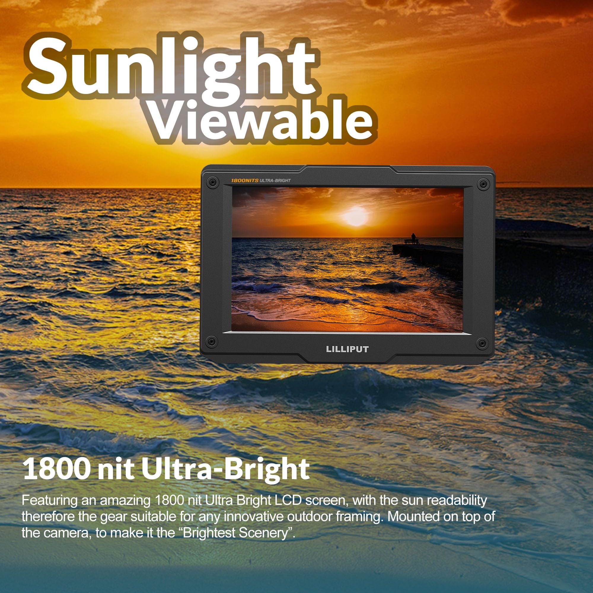 Lilliput H7S 7" Moniteur caméra Full HD 1800 nits