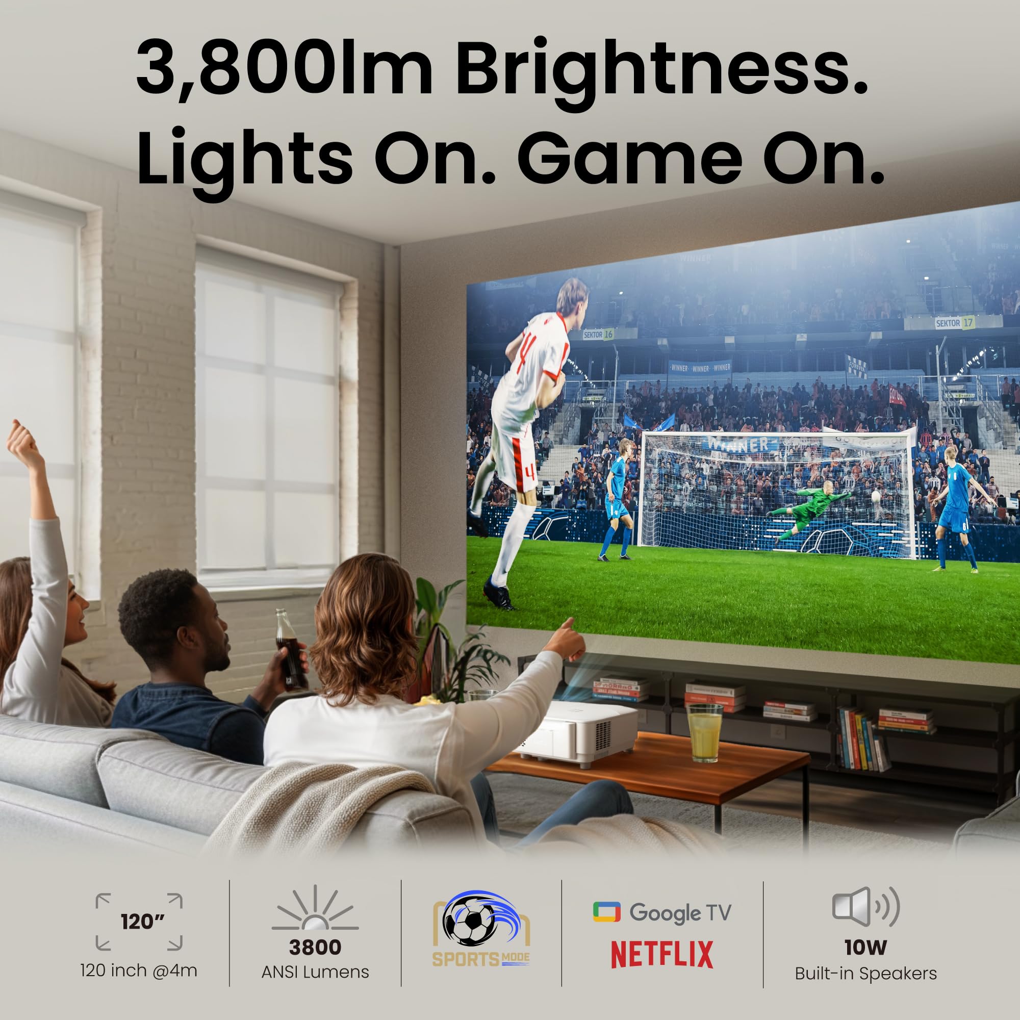 BenQ TH575i Vidéoprojecteur Home Cinéma 1080p Google TV