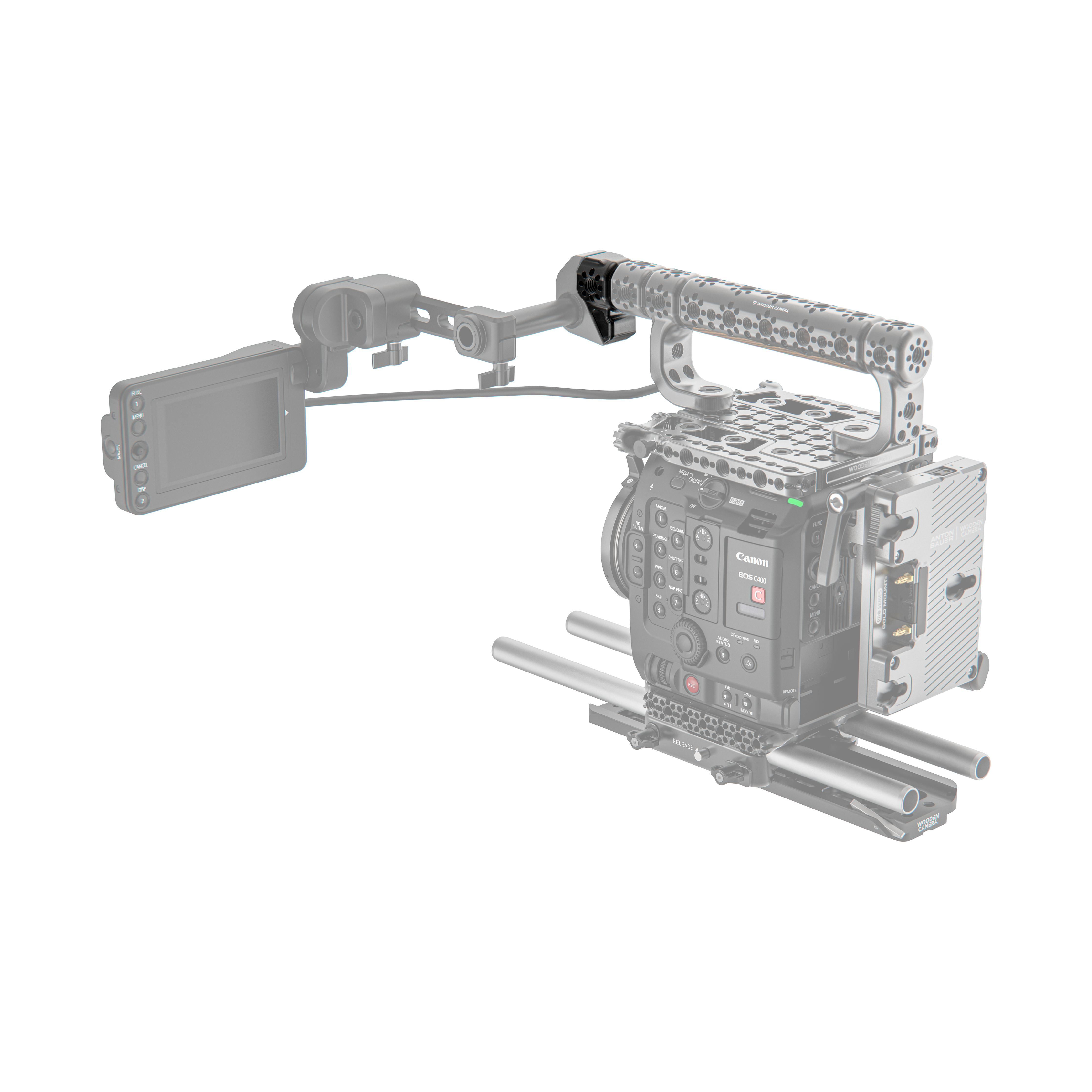 Wooden Camera Handles adaptateur EVF Canon C400 Ultra