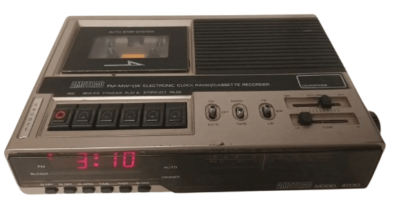 Amstrad Audio 6030 6031 radio réveil cassette alarme