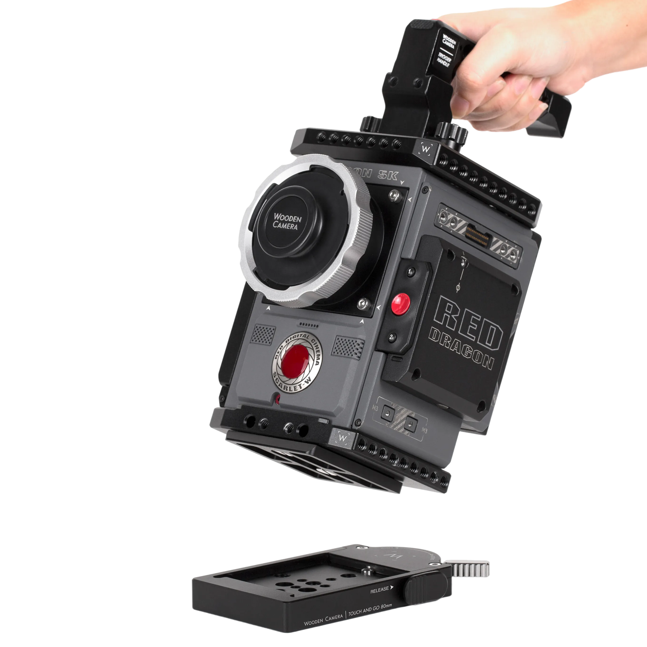 Wooden Camera Mini Touch and Go Receiver platine 80mm OConnor