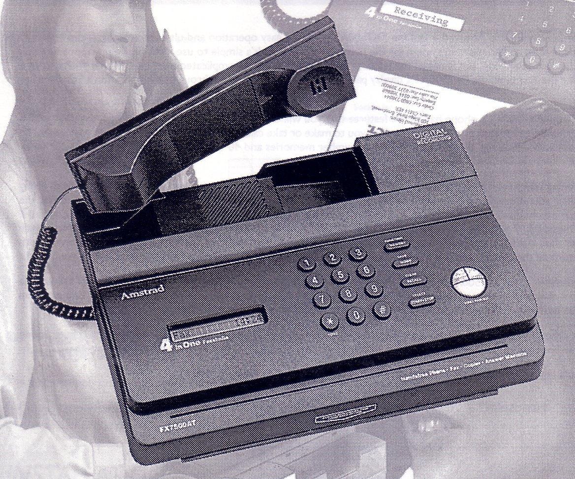 Amstrad FX7500 télécopieur fax papier bureau 1994
