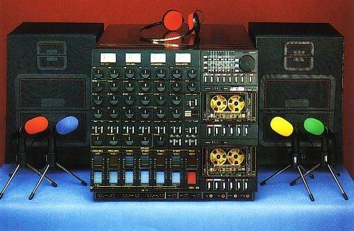 Amstrad Studio 100 chaîne hifi double cassette mixer 1988