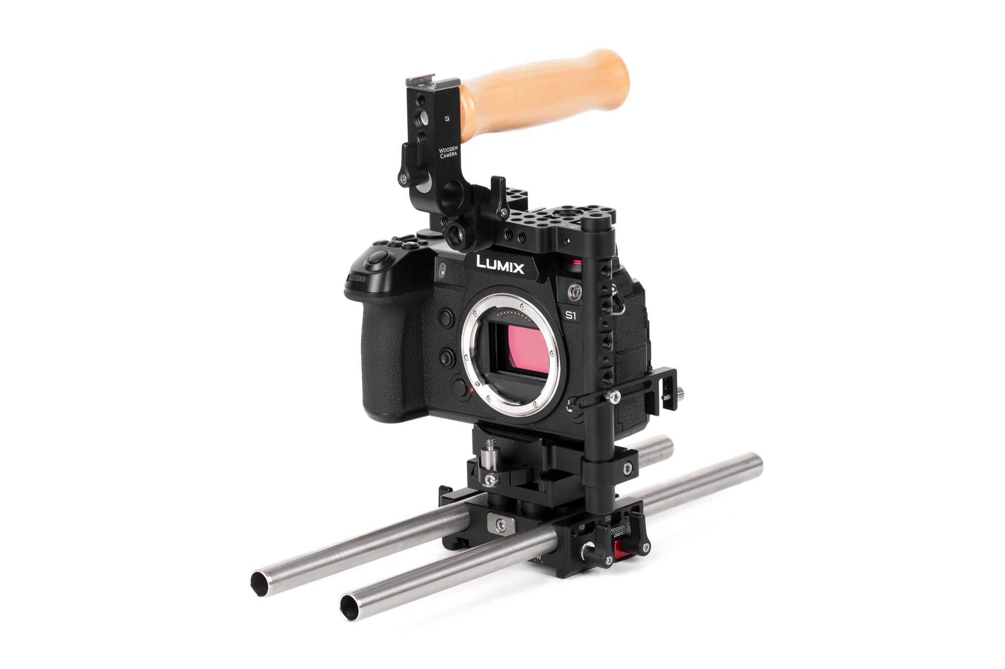 Wooden Camera Accessory Kits Panasonic S1/S1H Kit Base cage caméra