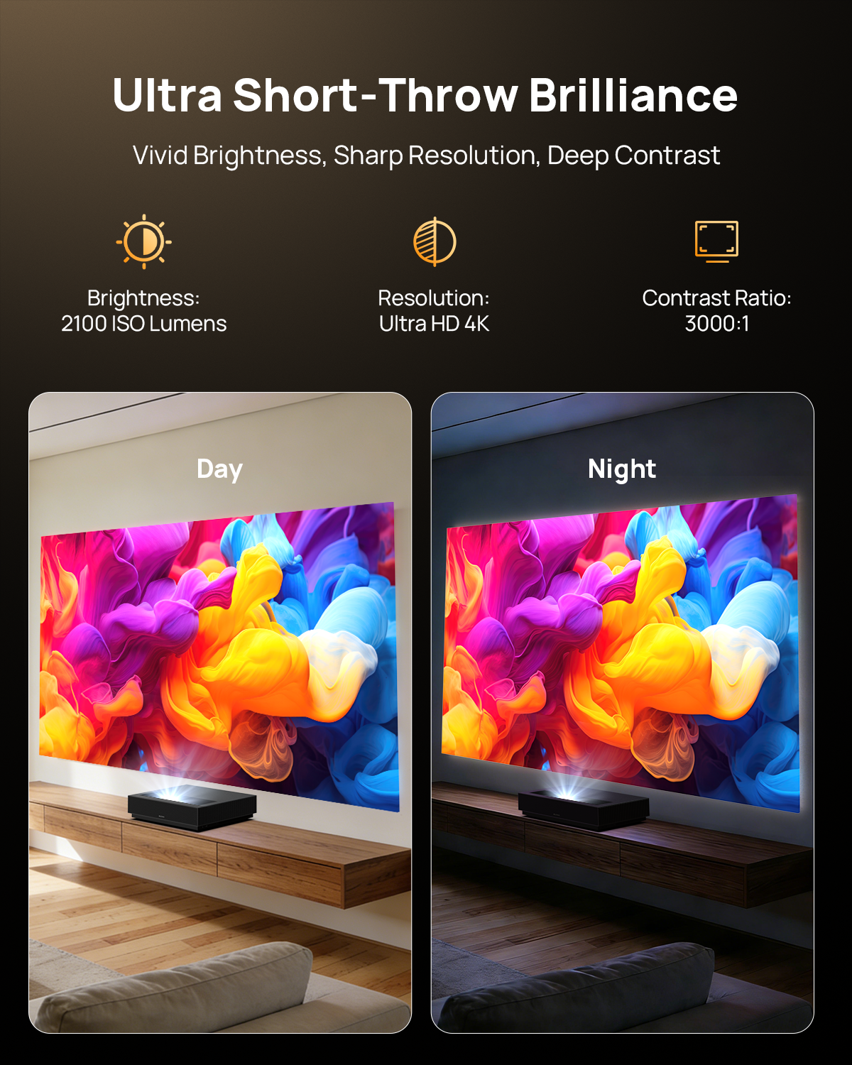 Wemax Nova Pro vidéoprojecteur laser 4K UST prise US