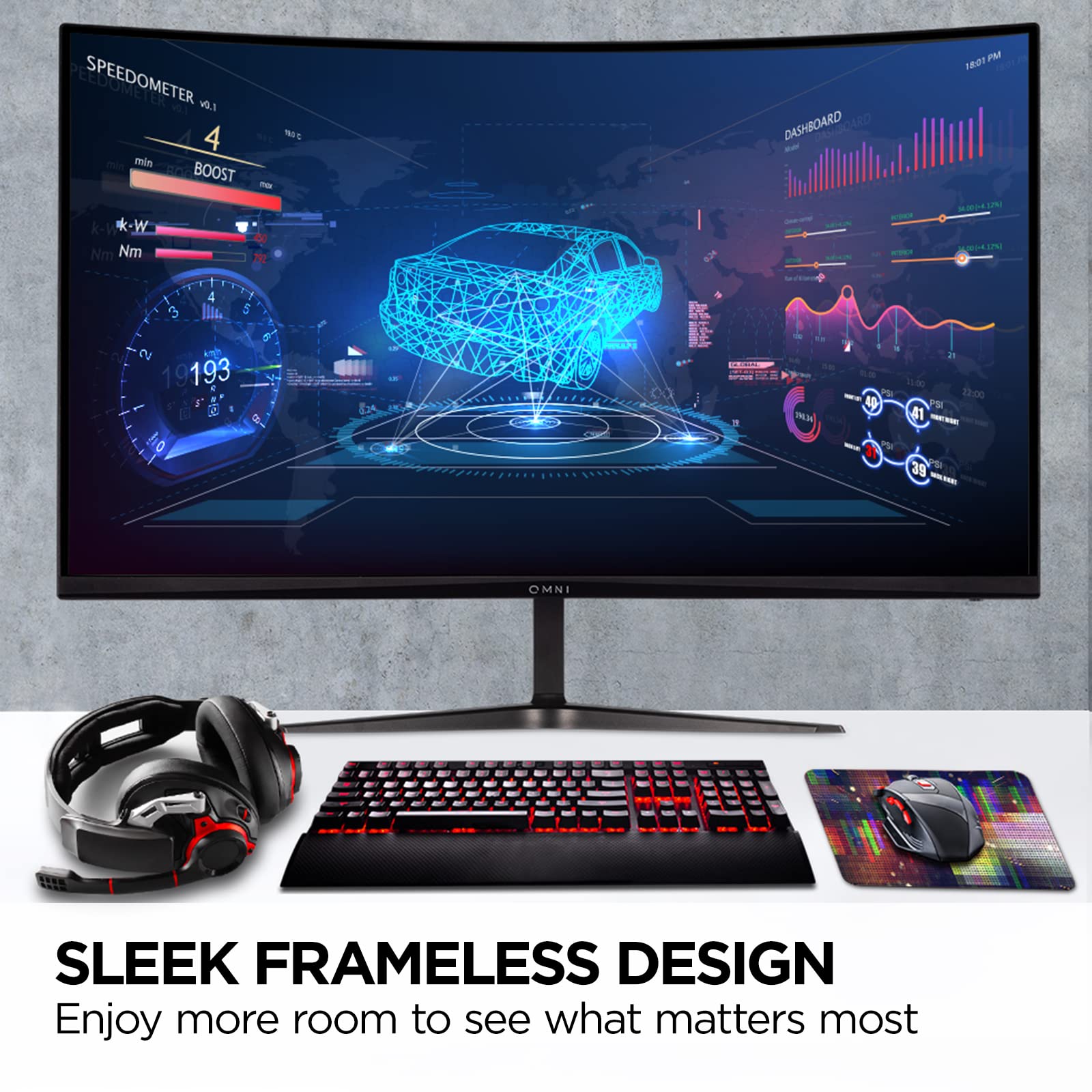 ViewSonic VX3218C-2K moniteur gamer 32" incurvé 2K 180 Hz