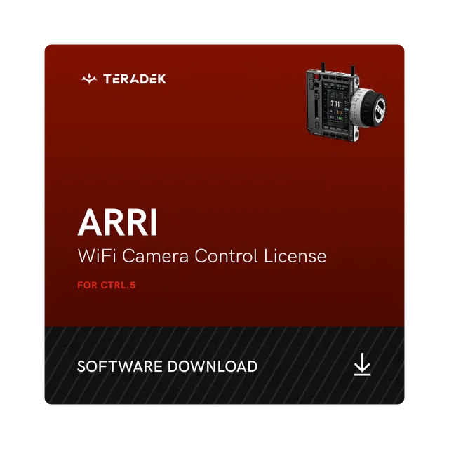 Wooden Camera CTRL.5 licence caméra WiFi ARRI RED contrôle ISO