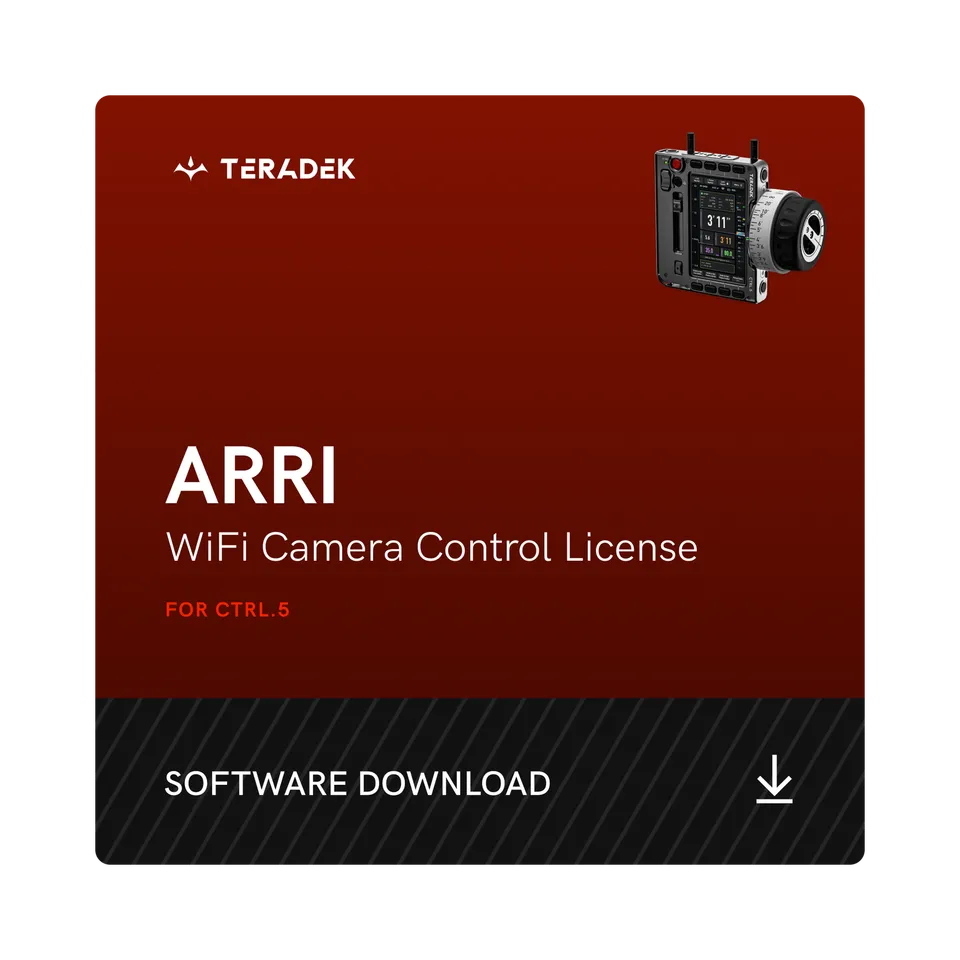 Wooden Camera CTRL.5 licence caméra WiFi ARRI RED contrôle ISO