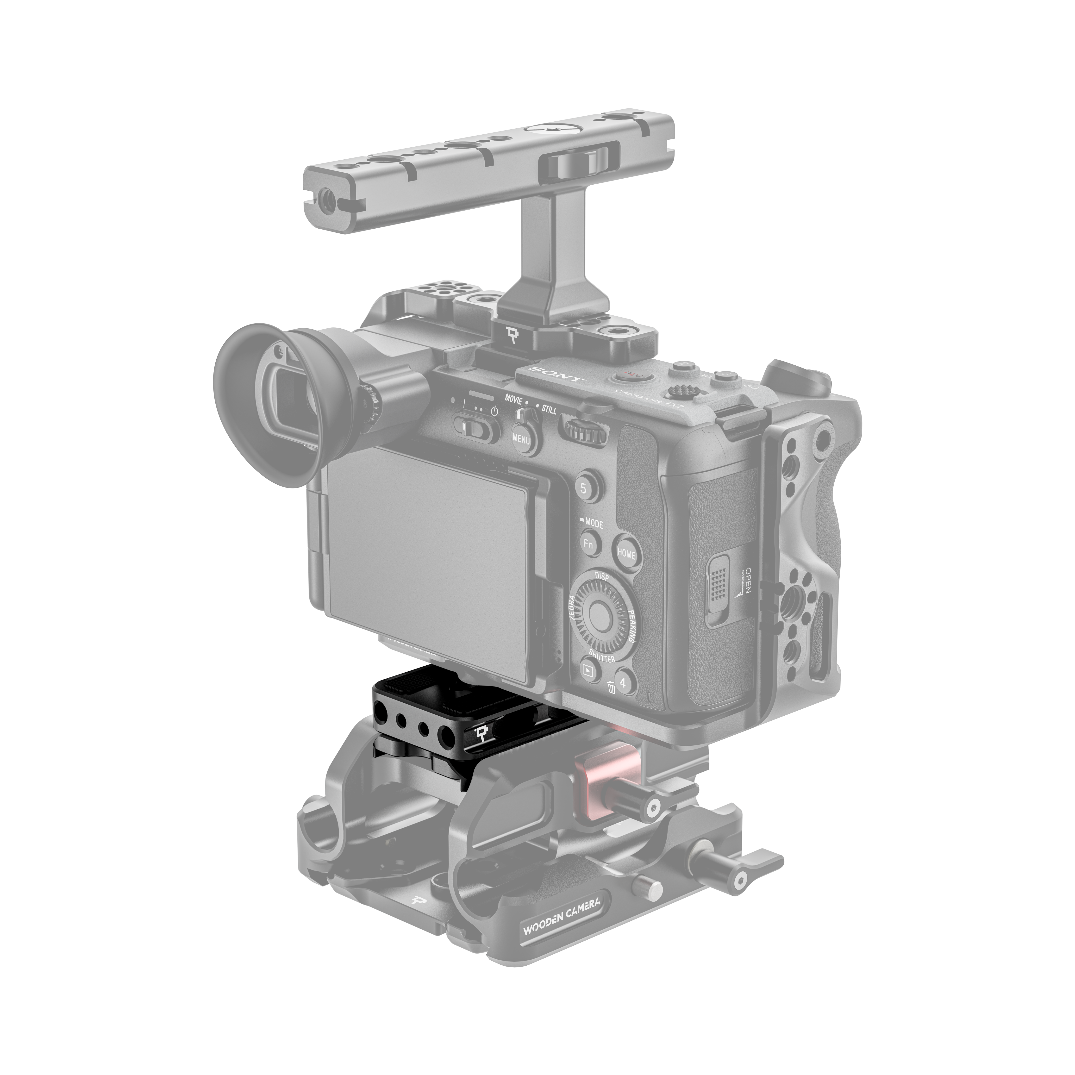 Wooden Camera Camera Support Riser ARCA 20mm Sony FX2 FX3