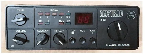 Amstrad Audio CB900 CB901 radio CB émetteur-récepteur 1981